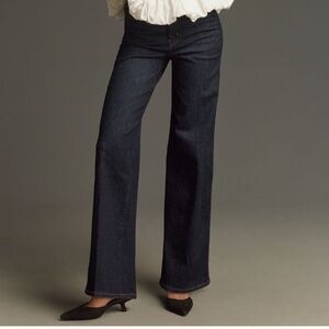 FRAME Le Slim Palazzo High-Rise Wide-Leg Jeans
